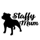 Staffy Mum Decal