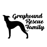 Greyhound Rescue Family Decal