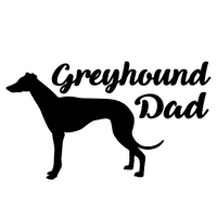 Greyhound Dad Decal