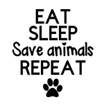 Eat Sleep Rescue Decal