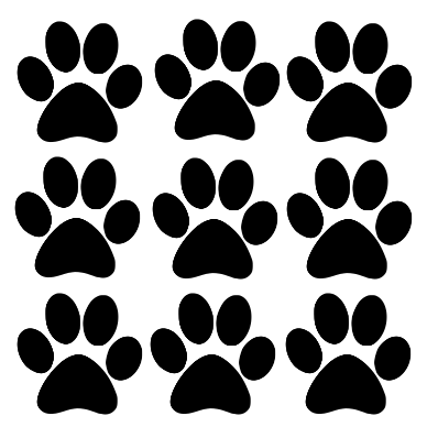 Mini Paw Decals