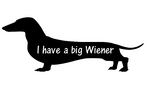 I have a big wiener decal