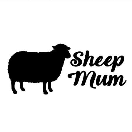 Sheep Mum Decal