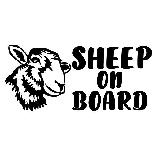 Sheep on board Decal